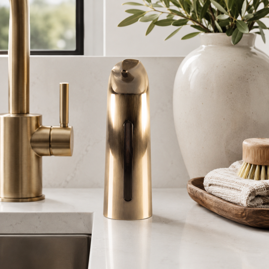 Automatische zeepdispenser - Soopz Gold Brushed Elegance