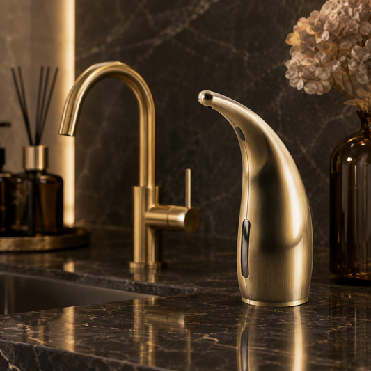 Automatische zeepdispenser - Soopz Gold Brushed Classic